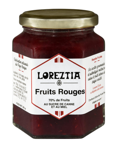 confiture de Fruits Rouges du Pays Basque - Loreztia