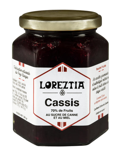 confiture de Cassis du Pays Basque - Loreztia